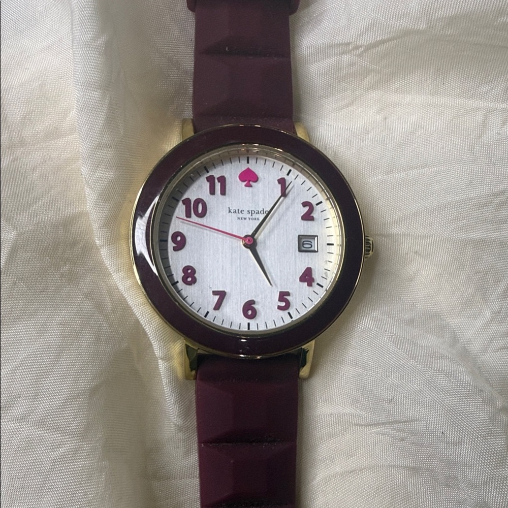 Kate Spade Maroon and Gold